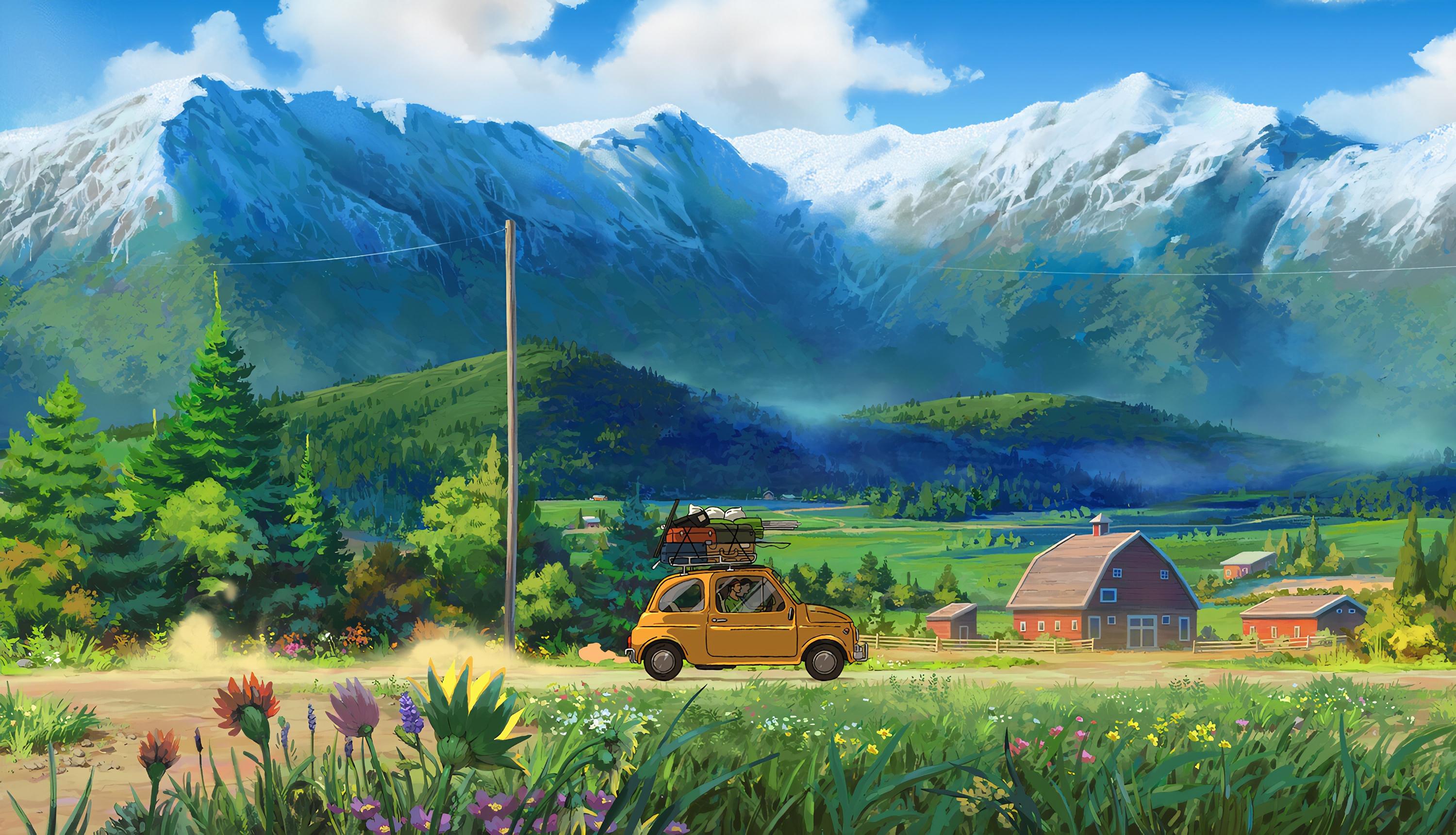 3000x1720 Cozy Lofi Wallpaper