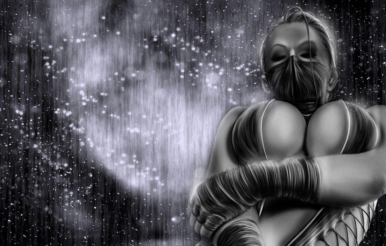 1332x850 Wallpaper the dark background, mask, mortal kombat, kitana, kitana image for desktop, section игры