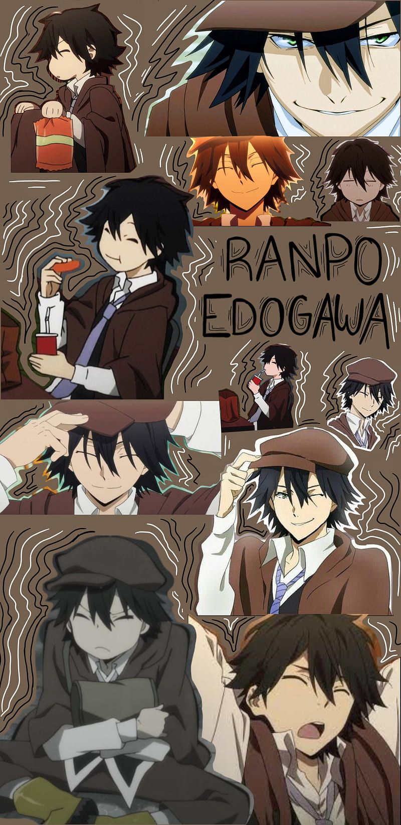 800x1644 Ranpo Edogawa, bungo stray dogs, bungou stray dogs, HD phone wallpaper