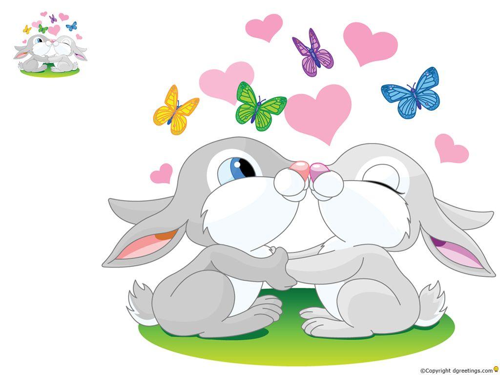 1024x768 Cute Bunny Cartoon Desktop Wallpaper Download Picture Of Bunnies