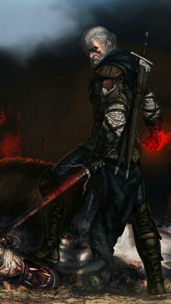 720x1280 Geralt de Rivia wallpaper. The witcher game