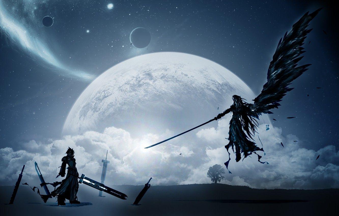 1332x850 Wallpaper the moon, Final Fantasy, Final fantasy, characters
