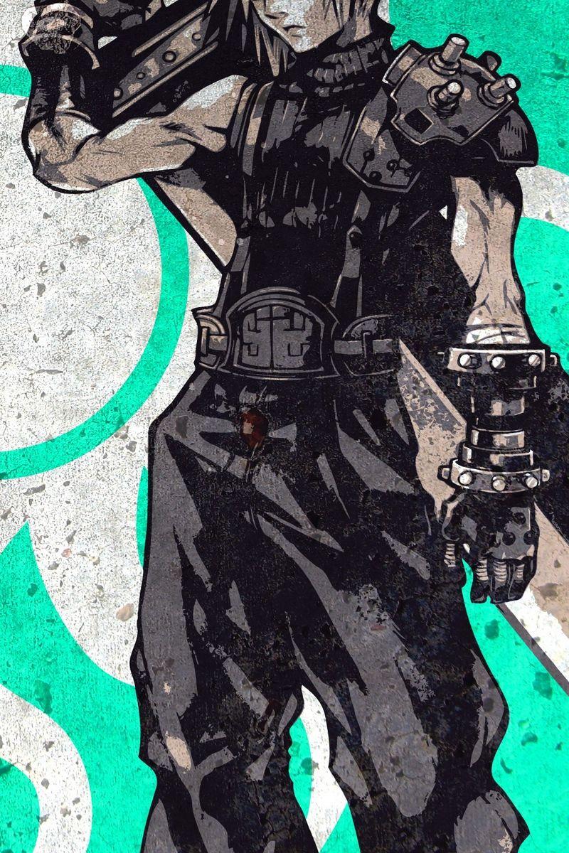 800x1200 Wallpaper Final Fantasy, Cloud Strife, Art Strife