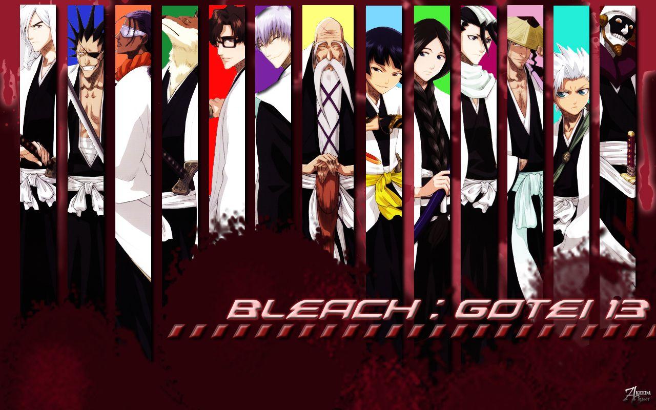 1280x800 The Gotei 13's captains when we met for the first time in the Soul
