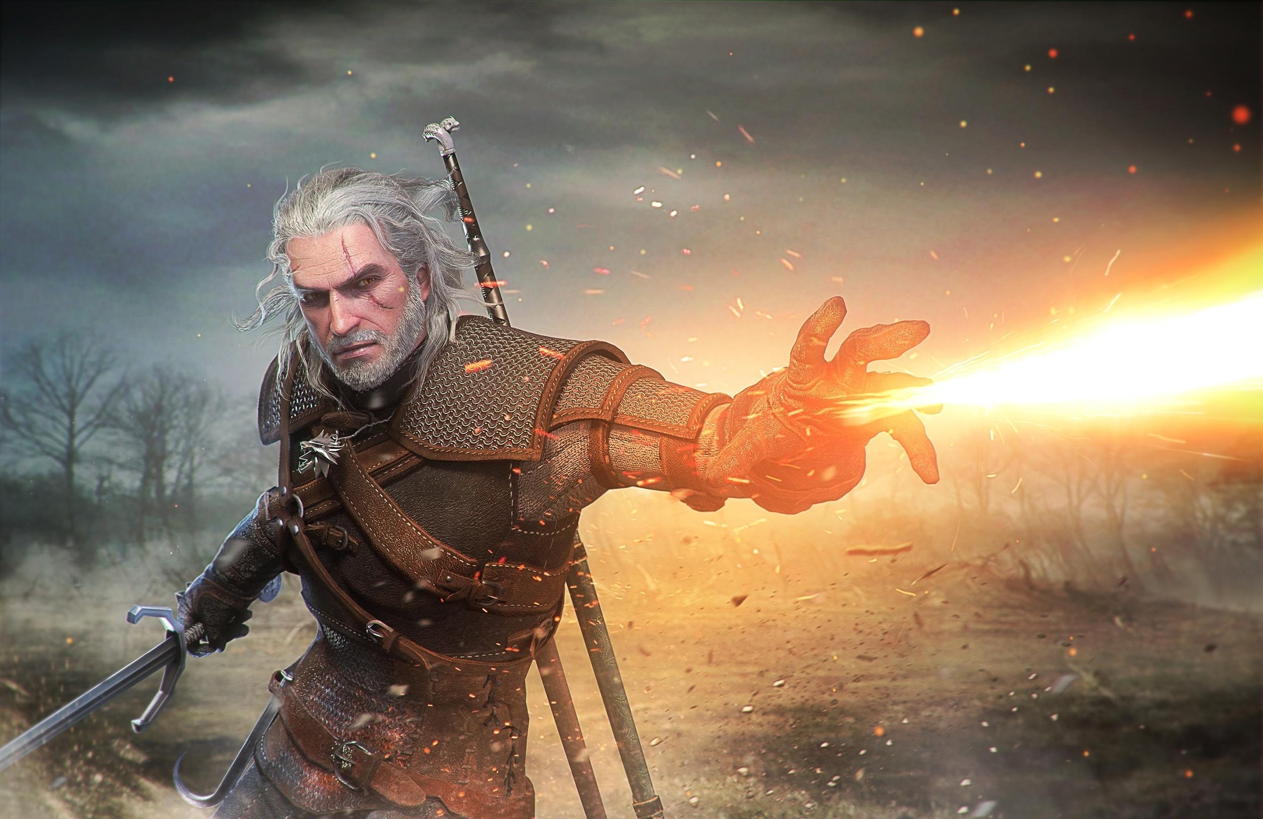 2516x1632 Geralt of Rivia Wallpaper
