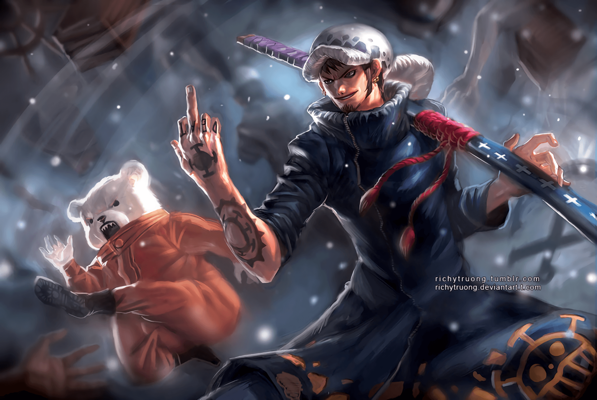 Featured image of post Trafalgar Law And Luffy Wallpaper : We have 64+ amazing background pictures carefully picked by our community.
