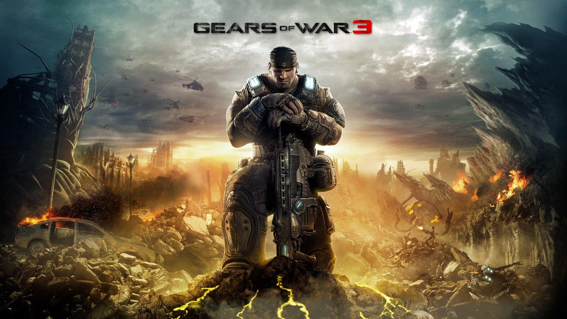 1920x1080 guns, Gears of War, Gears Of War Marcus Fenix wallpaper
