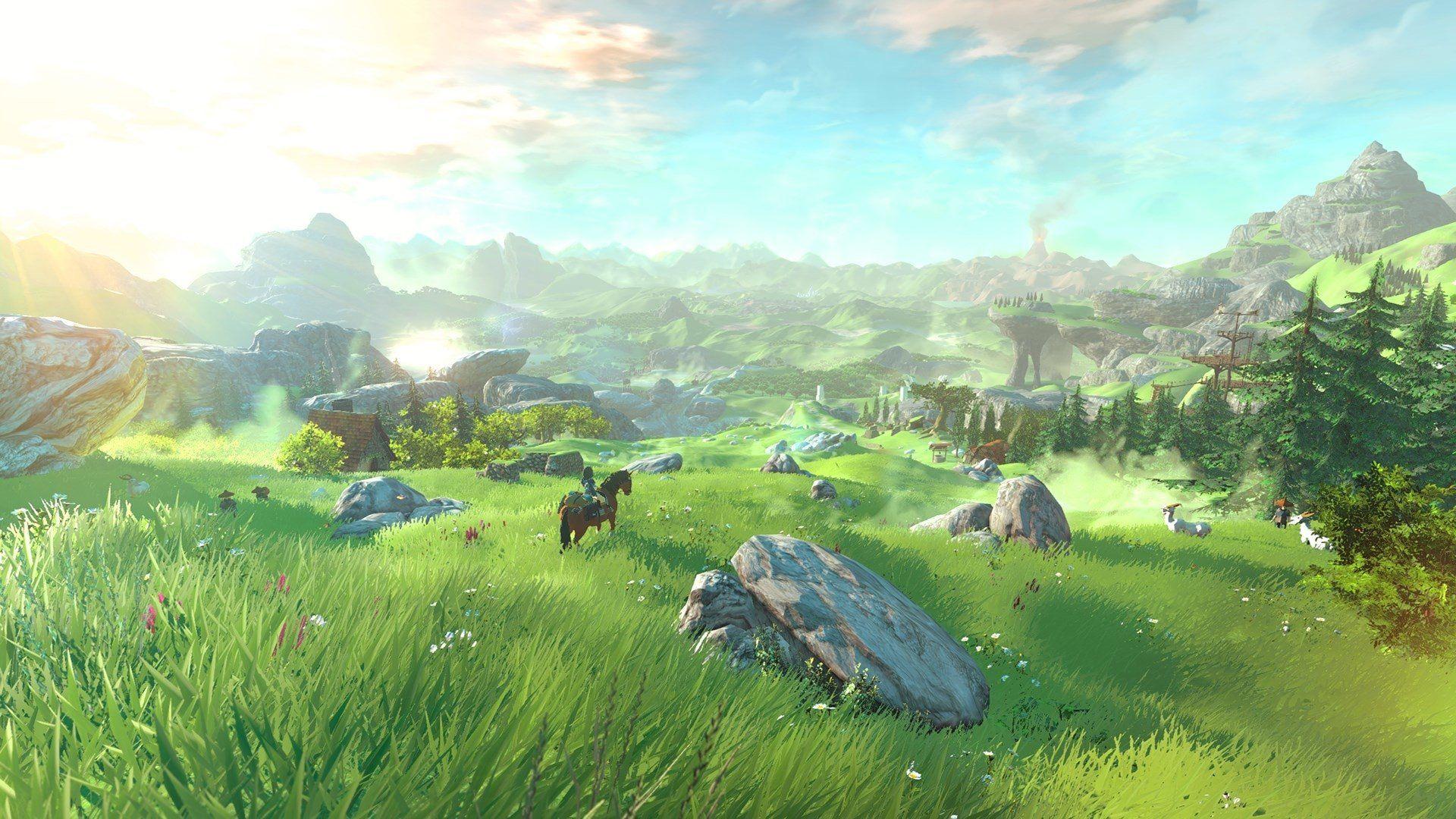 Zelda Landscape Wallpapers Top Free Zelda Landscape Backgrounds Wallpaperaccess