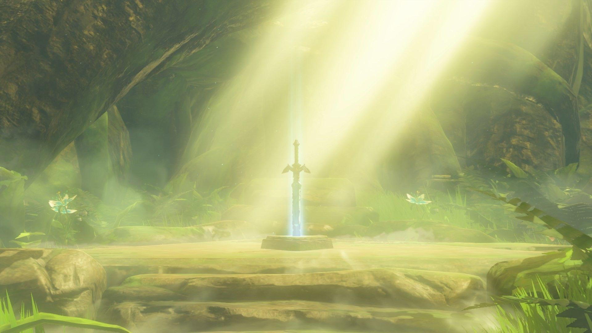 1920x1080 Master Sword Wallpaper