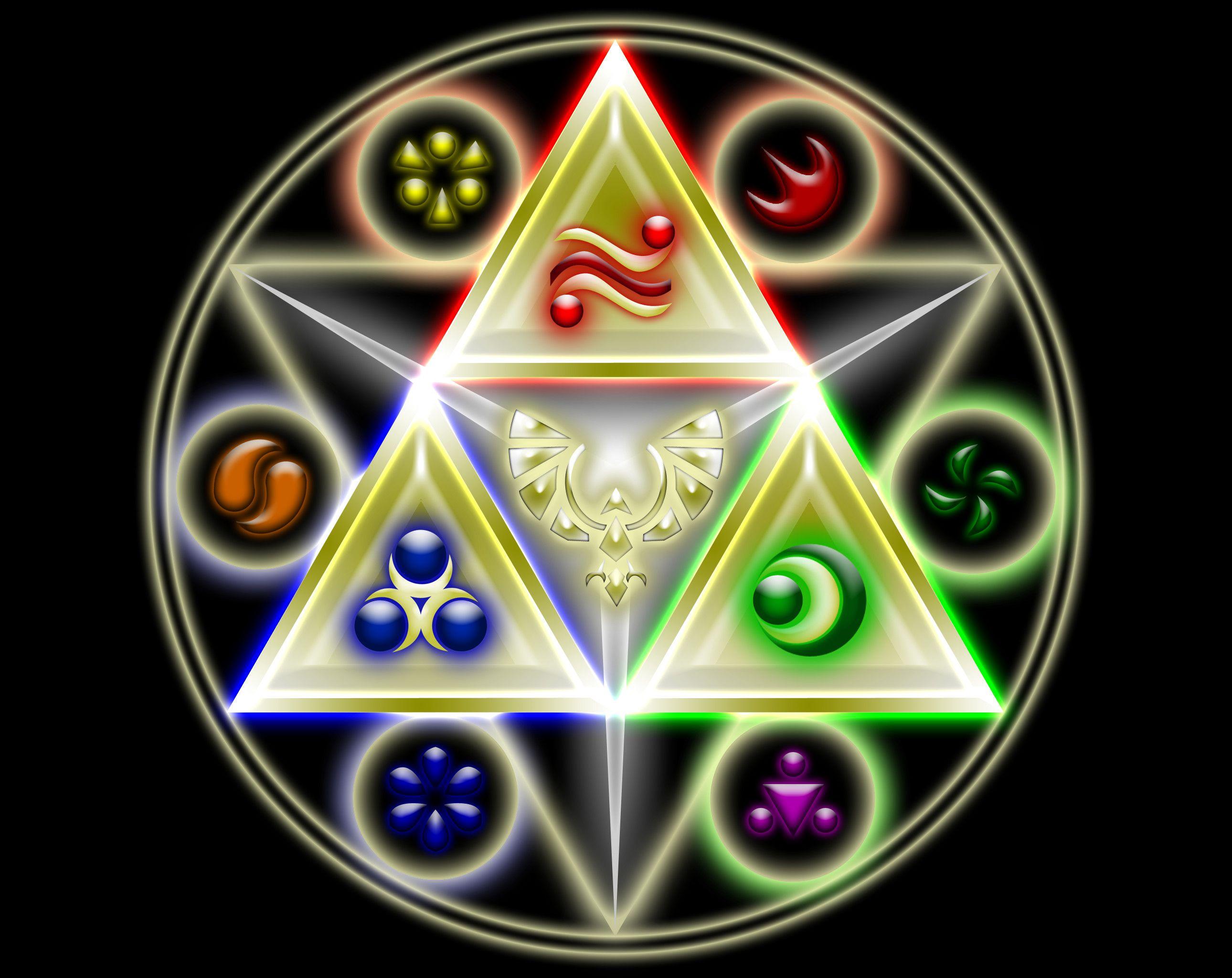 2580x2048 Zelda Ocarina of Time Wallpaper Triforce