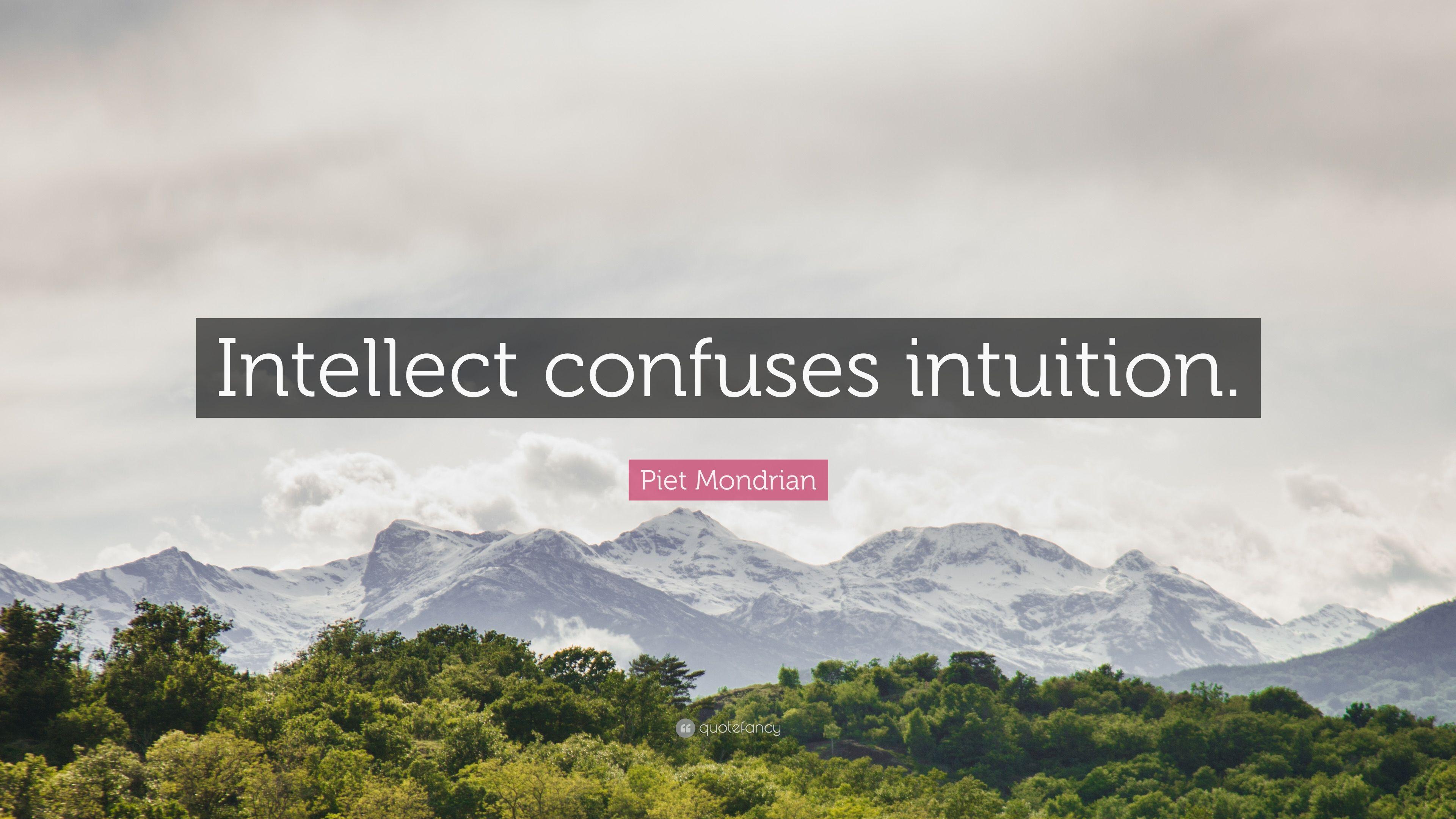 3840x2160 Piet Mondrian Quote: “Intellect confuses intuition.” 7