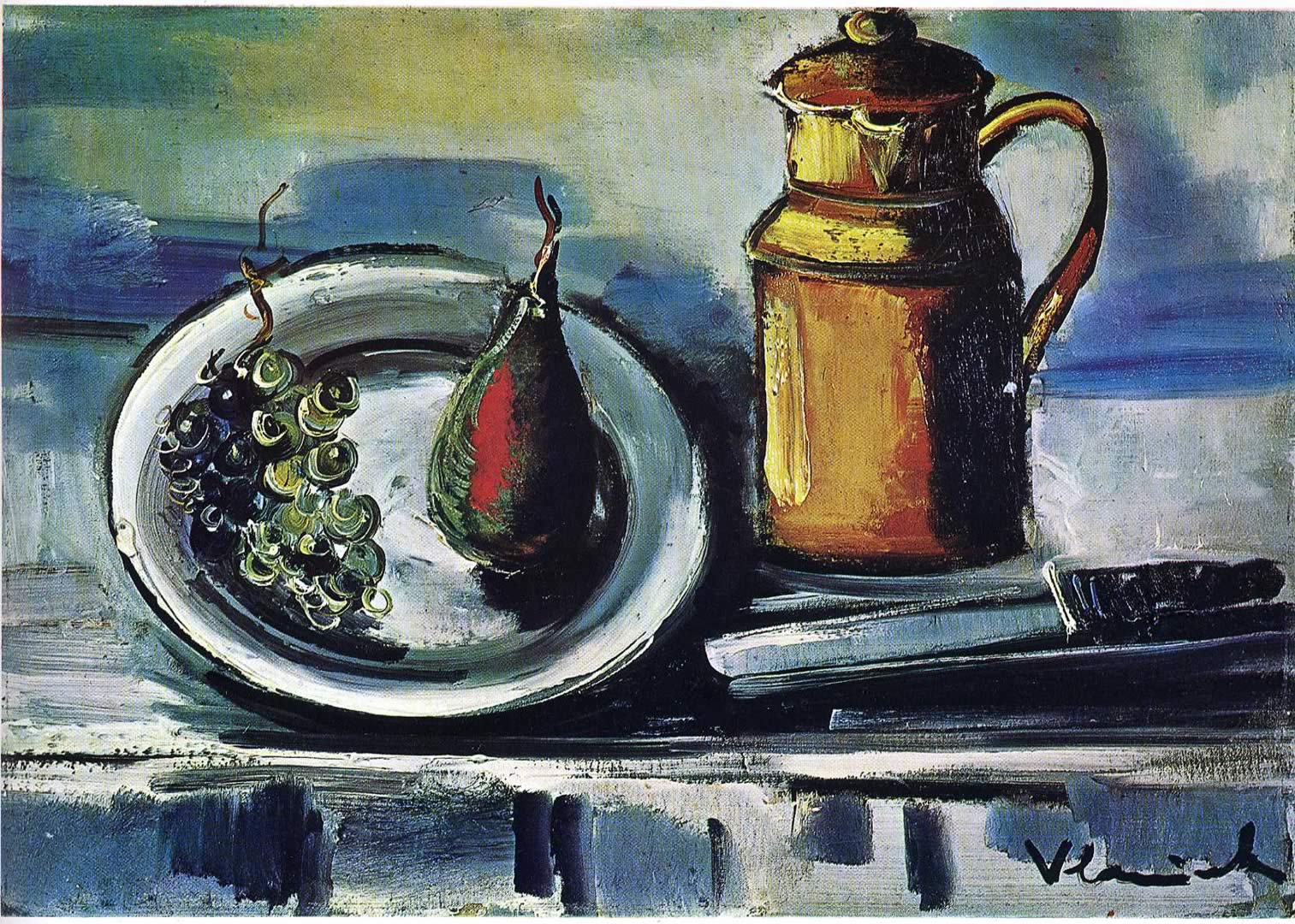 1513x1080 Still Life With Jug And Bowl Of Fruit De Vlaminck