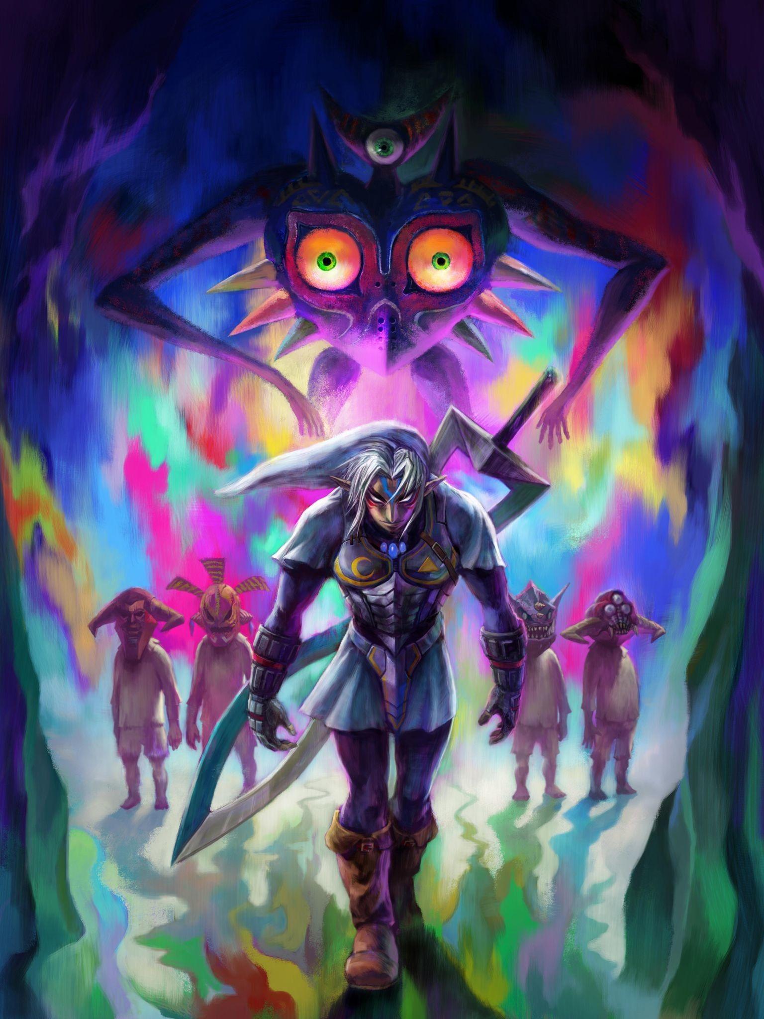 1536x2048 Majoras Mask Wallpaper