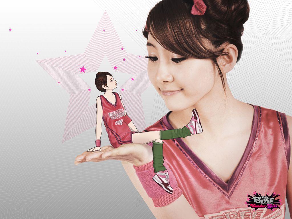 1024x768 Downloads Wonder Girls Freestyle CF