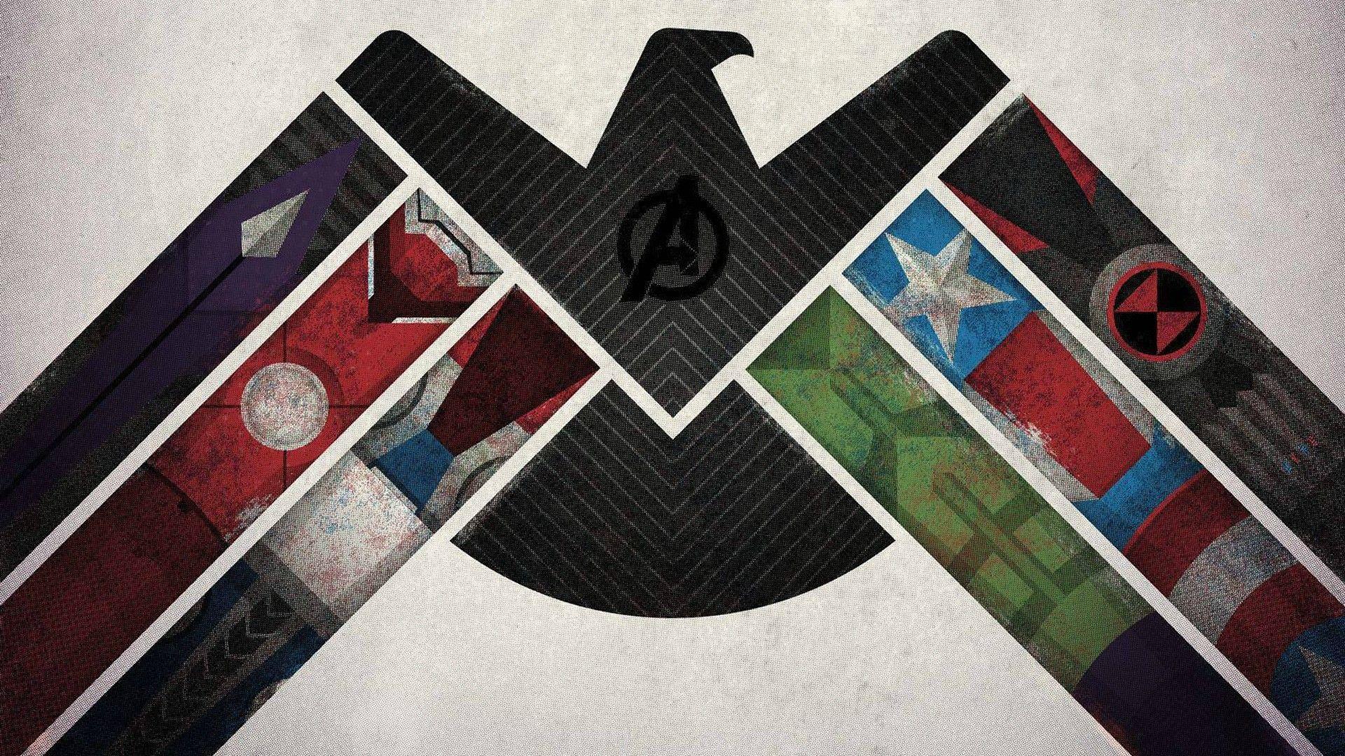 1920x1080 Avengers Symbol Wallpaper