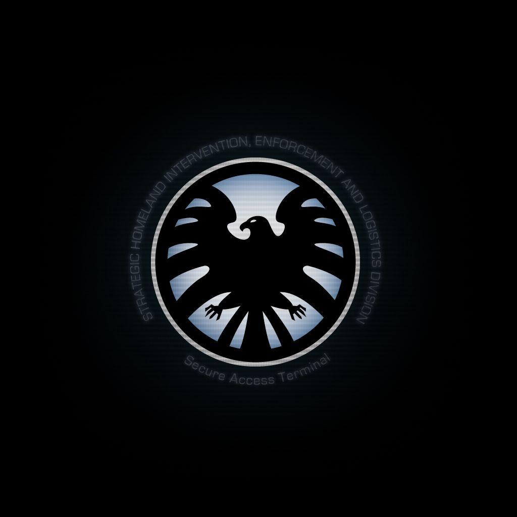 1024x1024 Marvel Shield Logo Wallpaper