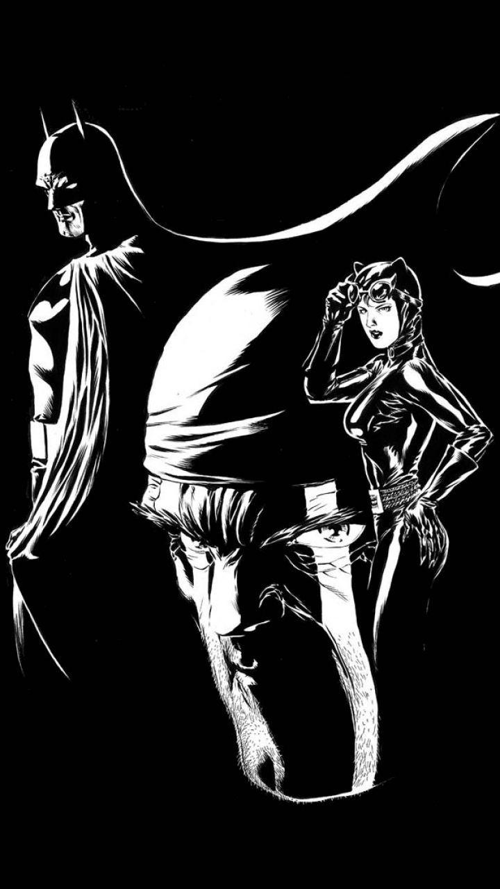 720x1280 Phone Wallpaper For DC Marvel Characters. Batman
