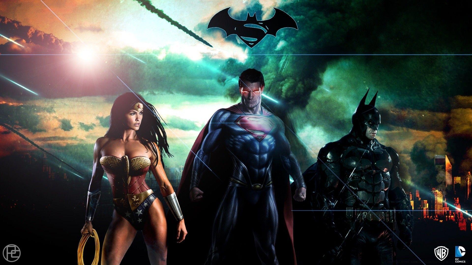 1920x1080 Superman Batman Wonderwoman DC