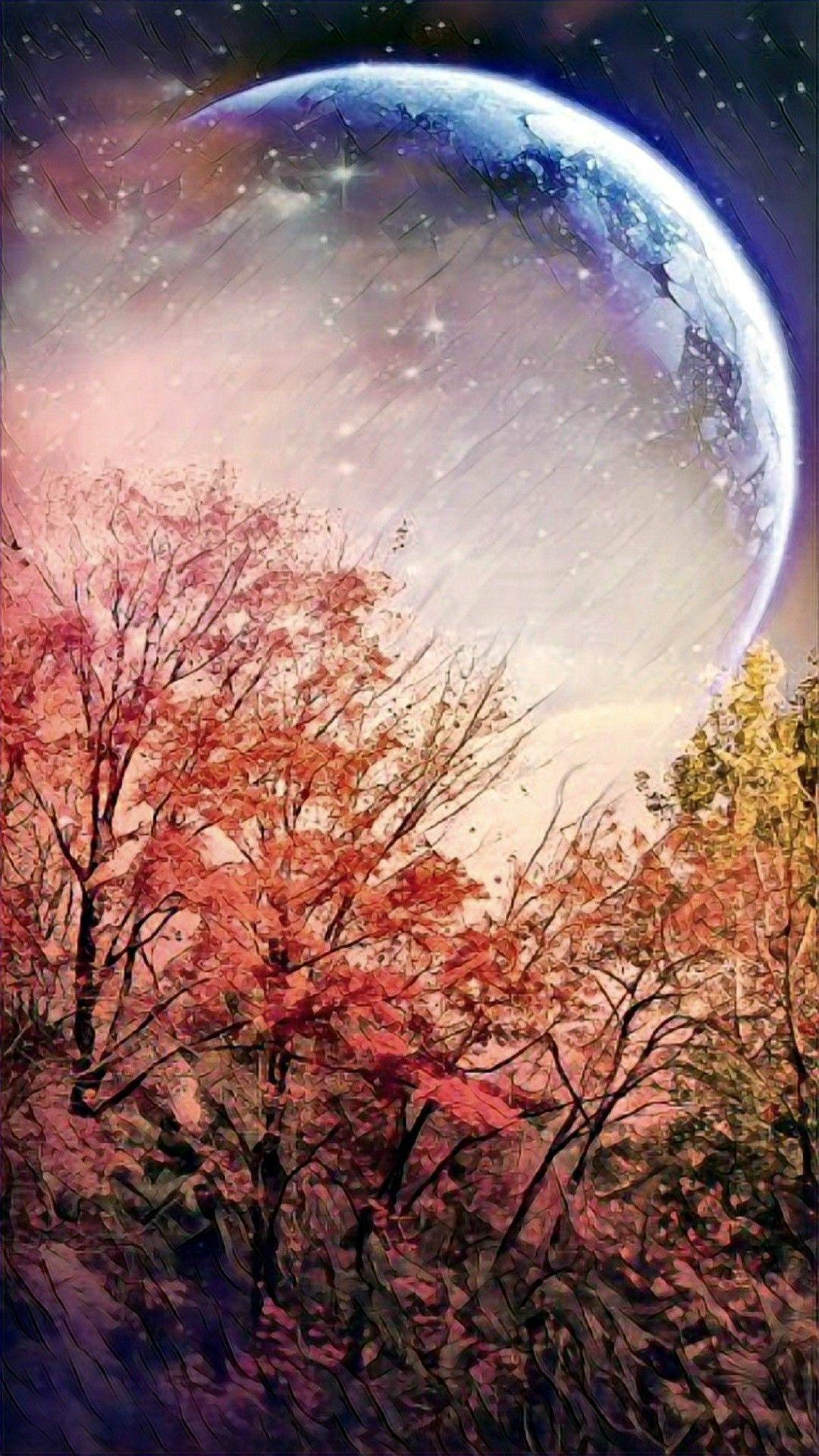 Autumn Moon Wallpapers - Top Free Autumn Moon Backgrounds - WallpaperAccess