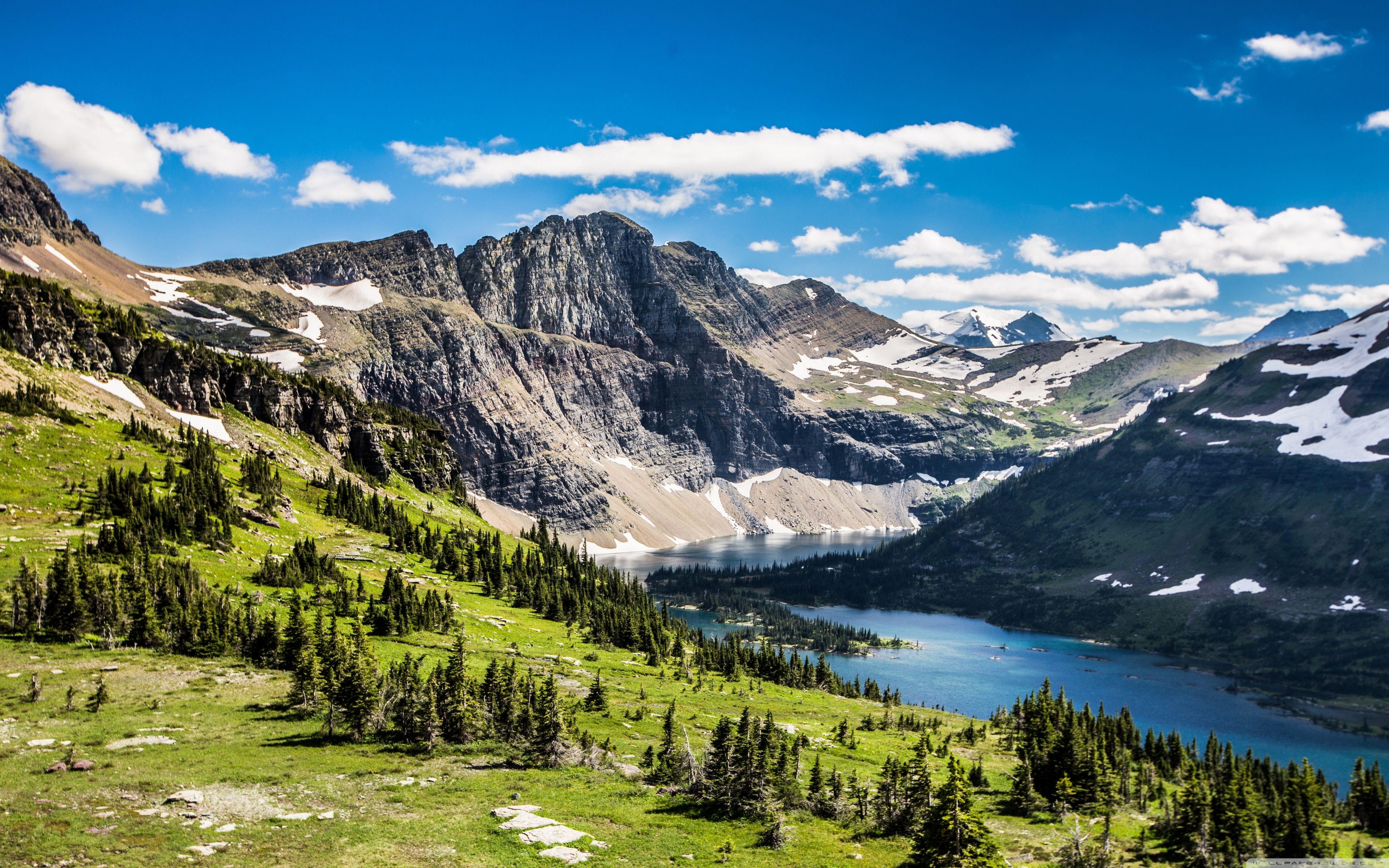 3840x2400 Hidden Lake Glacier National Park Montana ❤ 4K HD Desktop