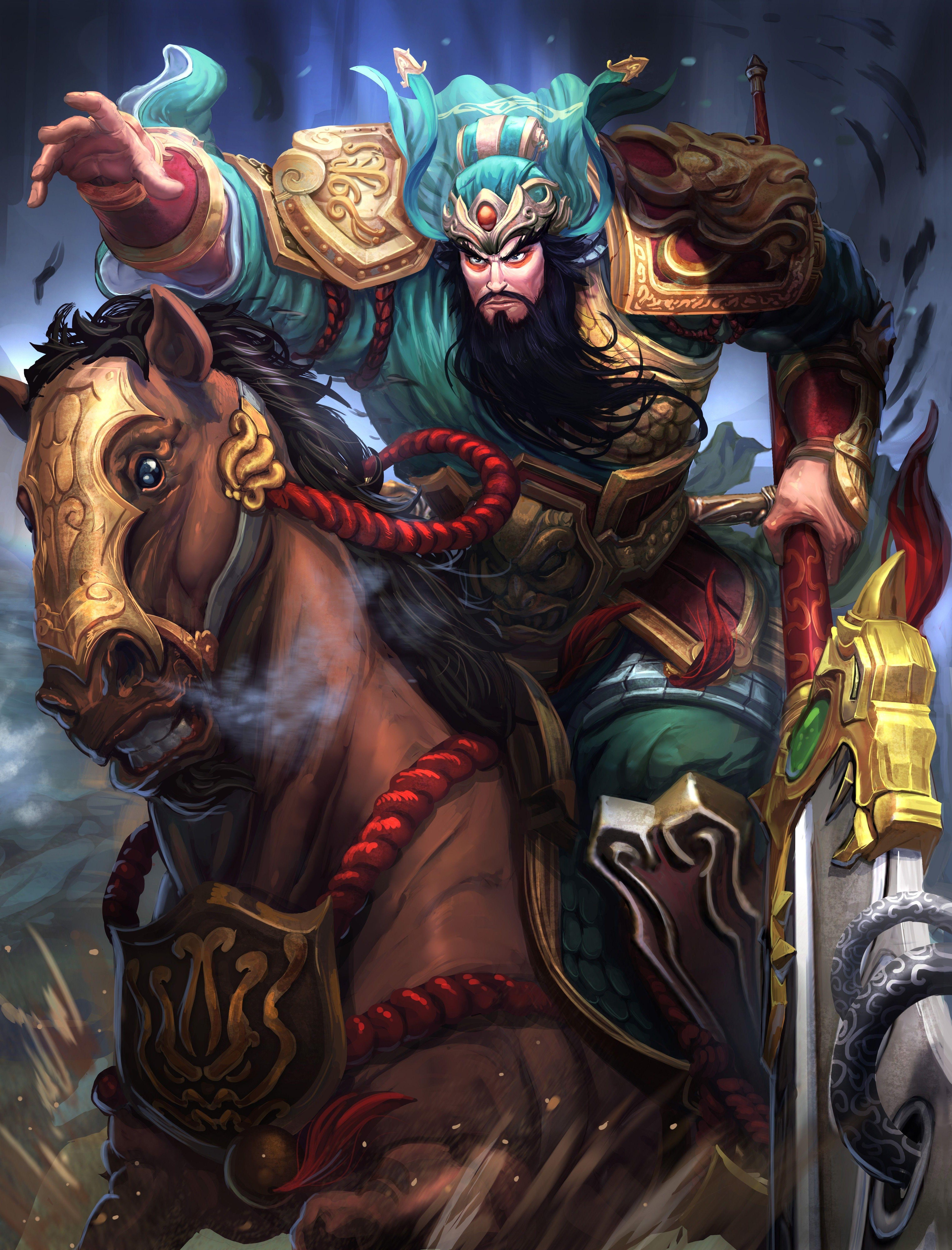 4571x6000 Guan Yu HD Wallpaper Desktop Image and Photo
