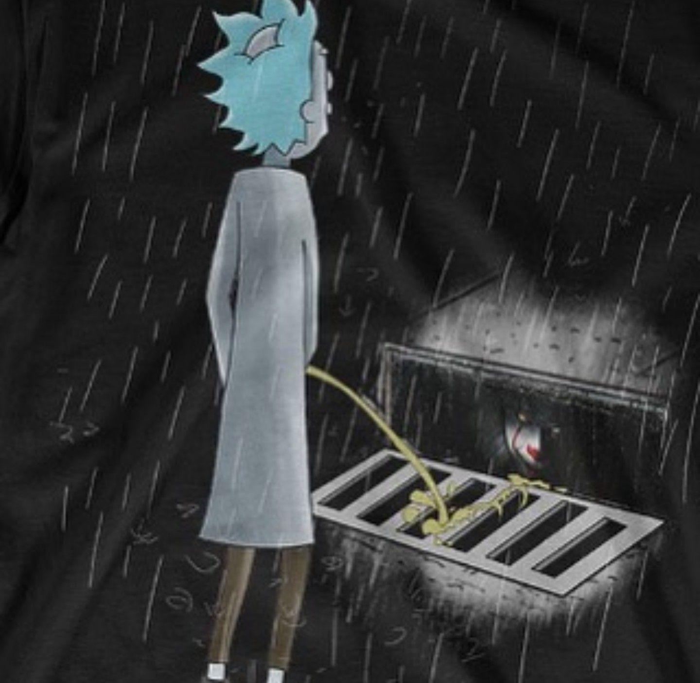 1440x1405 Rick and Morty x Pennywise F# creepy. Just me. Rick