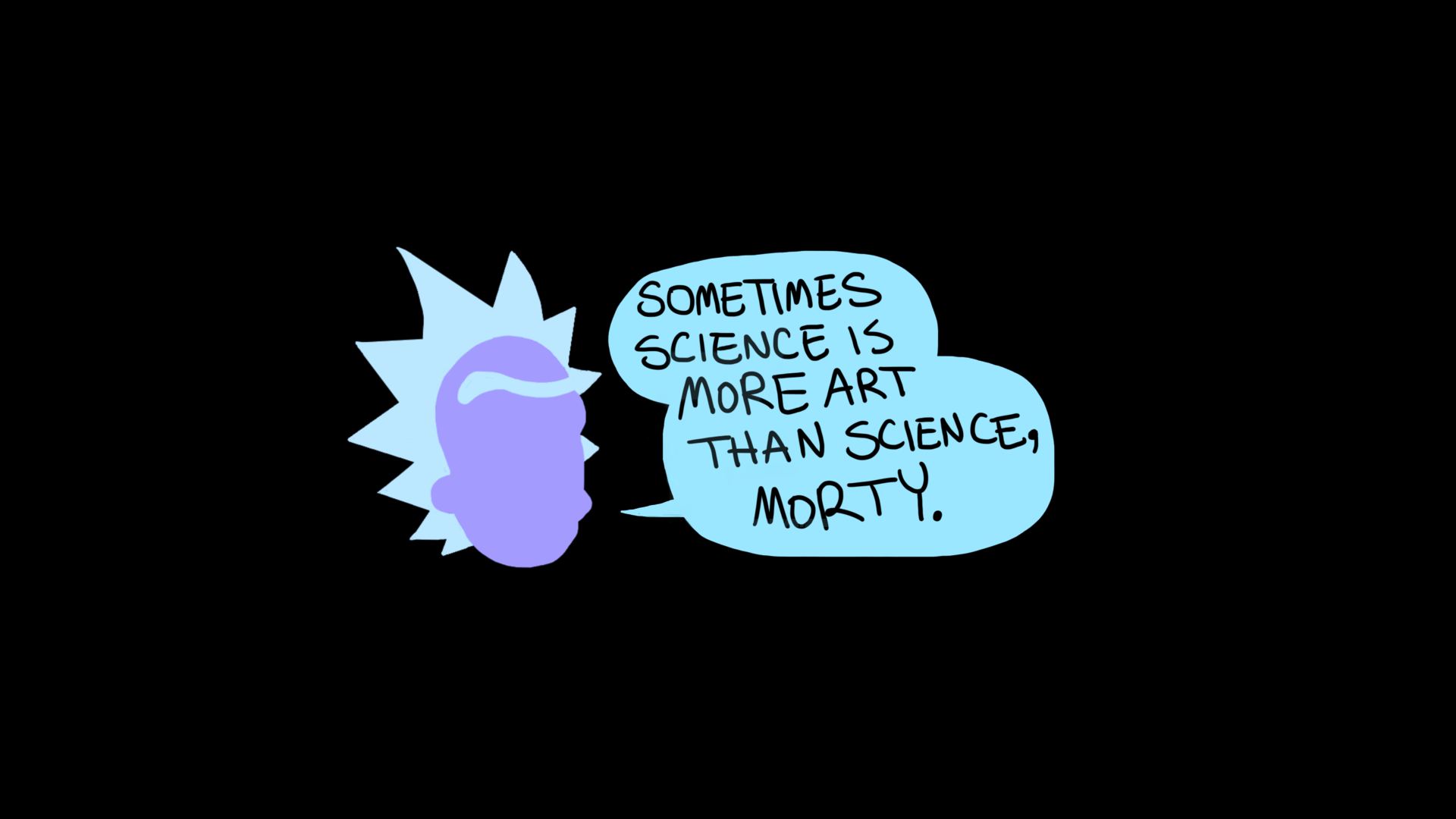 1920x1080 Rick says science is art. Zoom Comics Comic Book