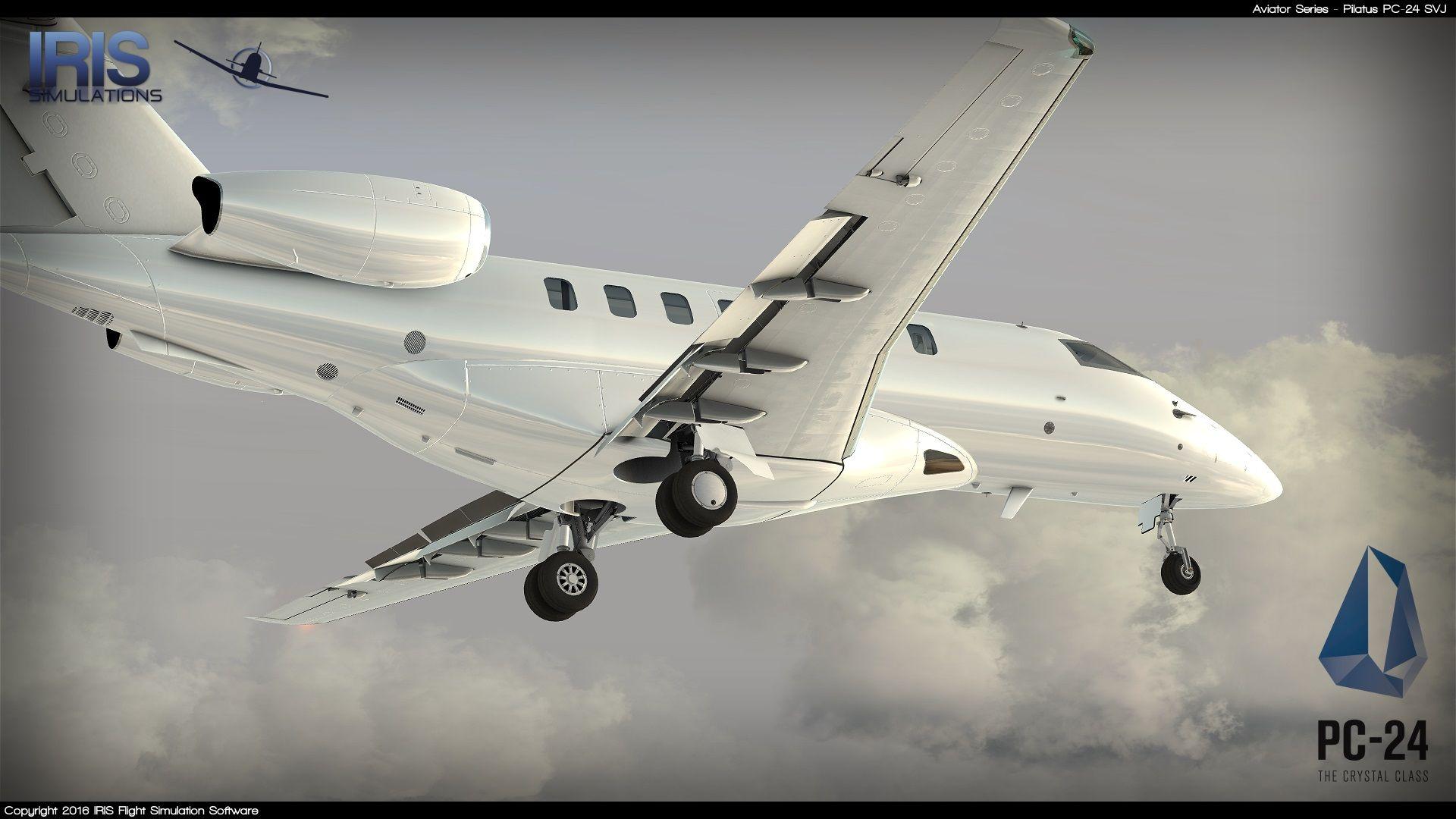 1920x1080 Iris Series Pilatus PC 24 SVJ For FSX & P3D