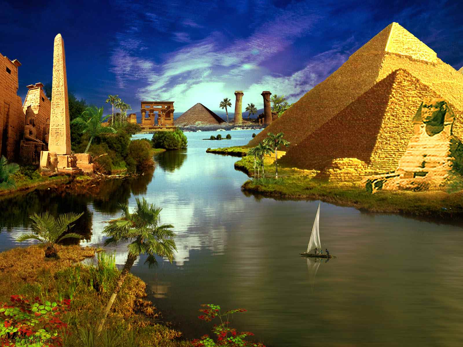 1600x1200 egyptian wallpaper