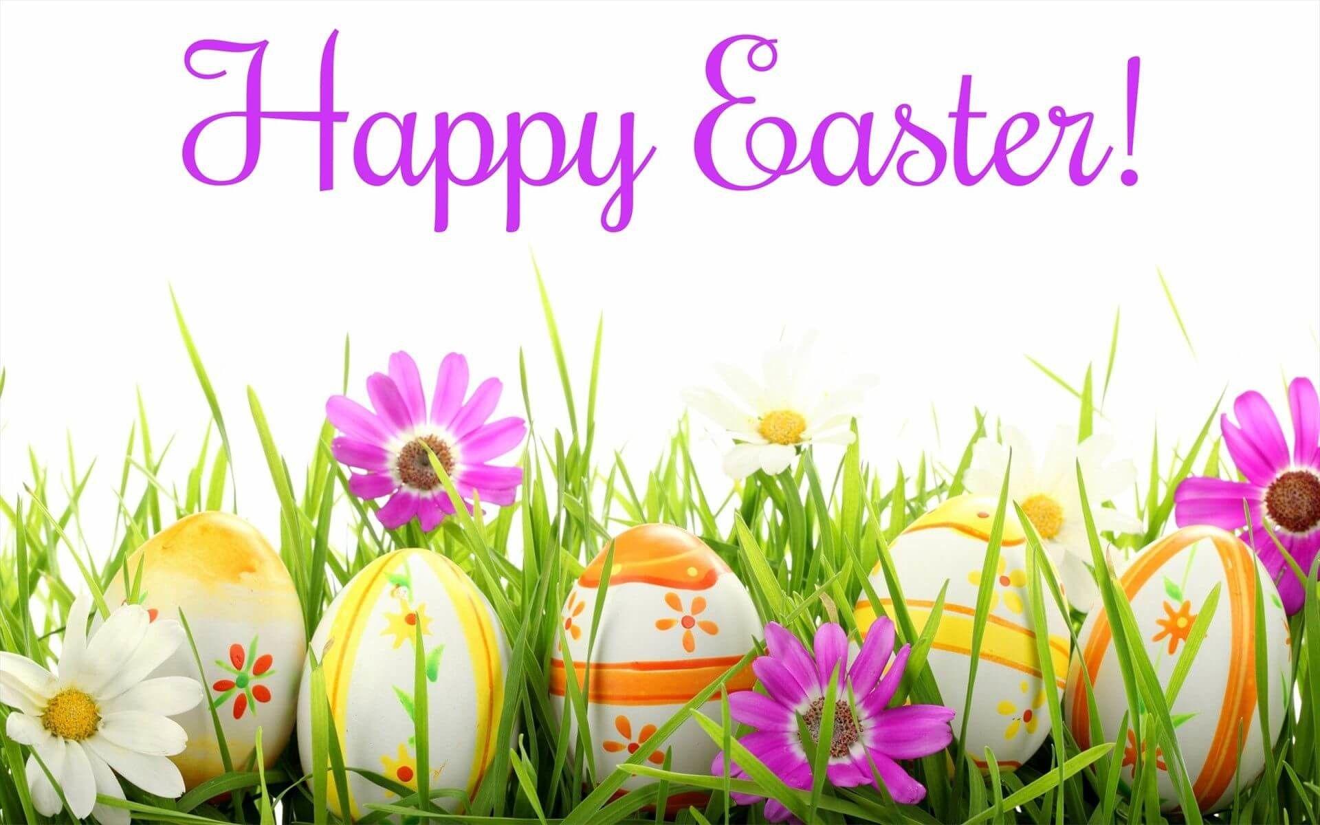 1920x1200 Happy Easter Background for Desktop