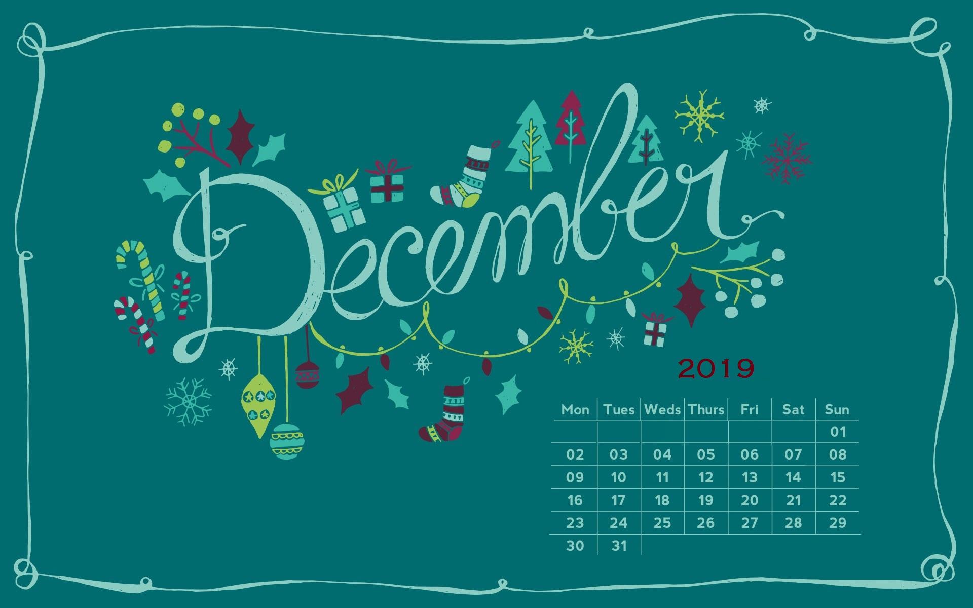 December 2019 Calendar Wallpapers Top Free December 2019 Calendar