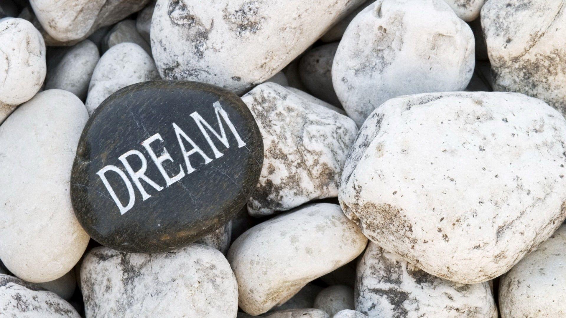 1920x1080 Dream on Pebbles Wallpaper