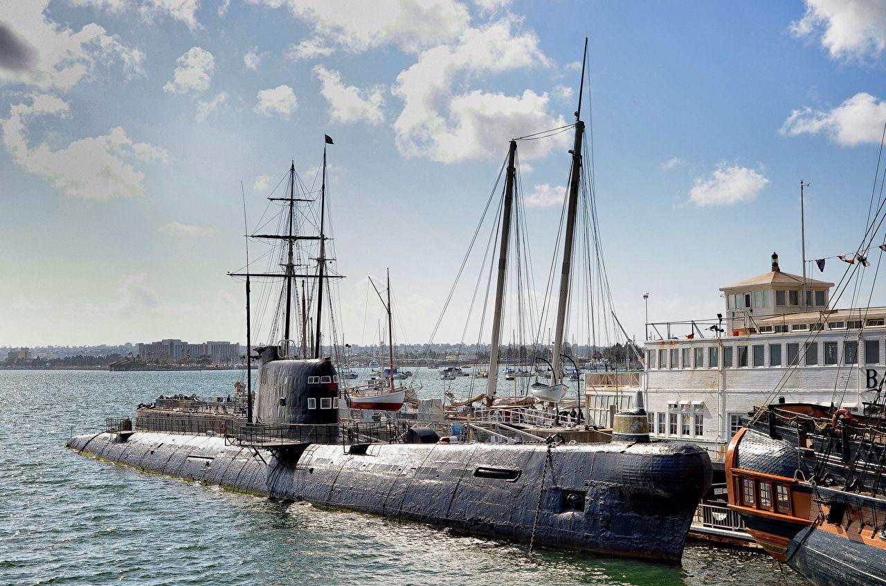 1280x847 Photo San Diego California Submarines museums Maritime