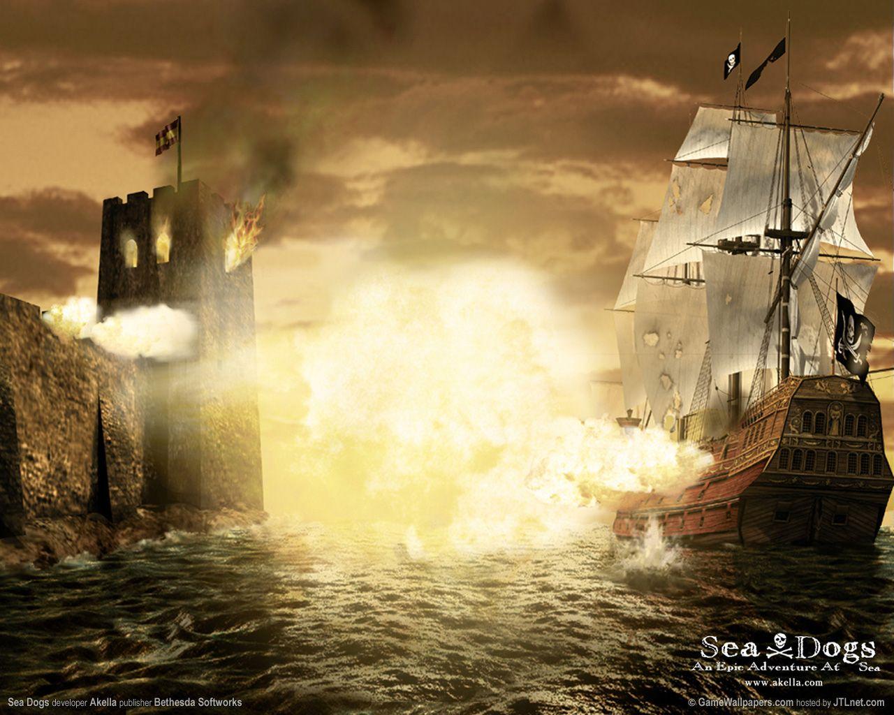 1280x1024 image Sea Dogs Age of Pirates vdeo game