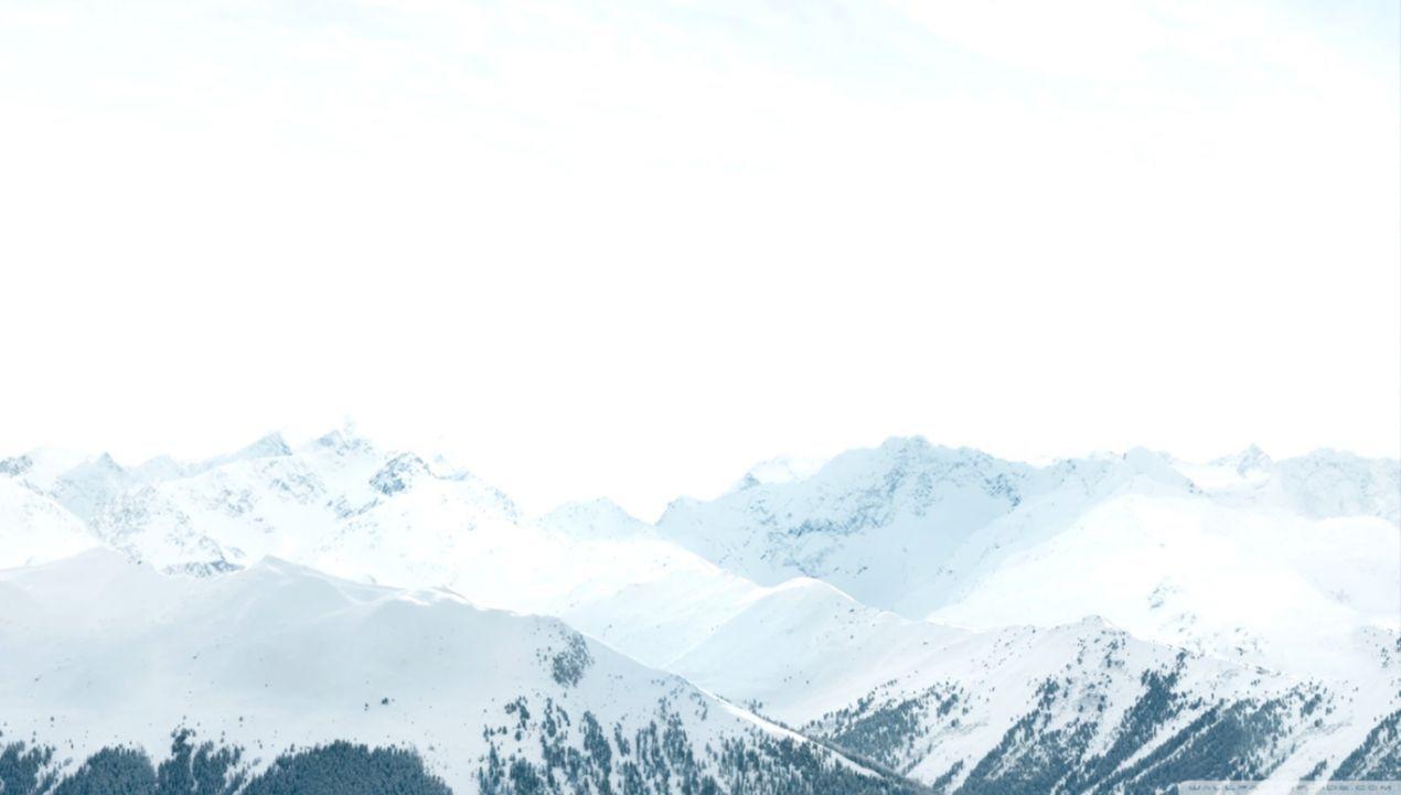 1270x721 Apple Ios Snow Mountains ❤ 4k HD Desktop Wallpaper