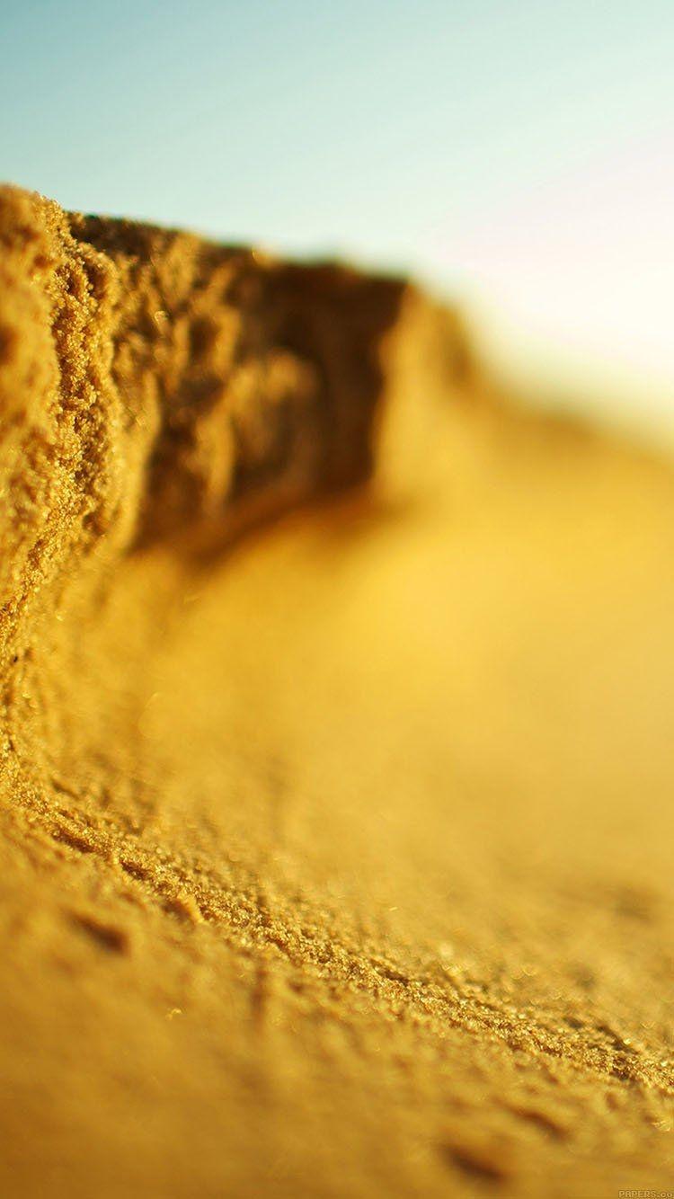 750x1334 Golden Wave Sand Phone Wallpaper Free Download Wallpaper