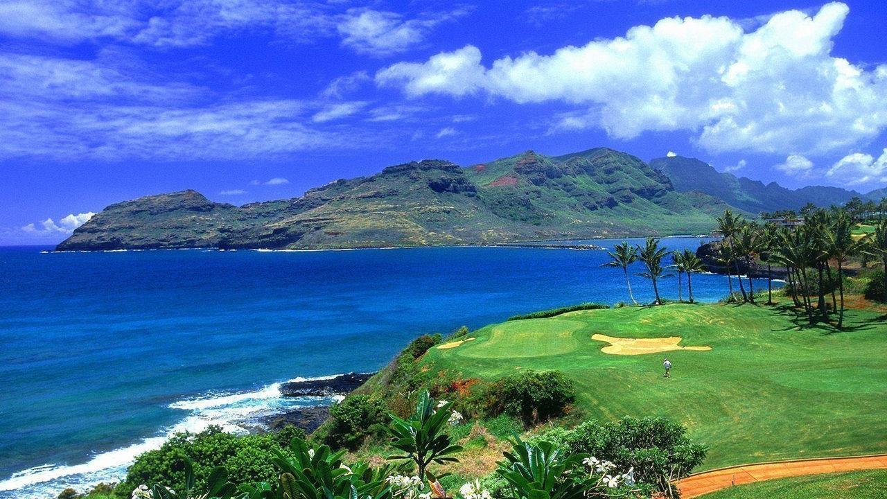 1280x720 Golf Course Wallpaper for Android