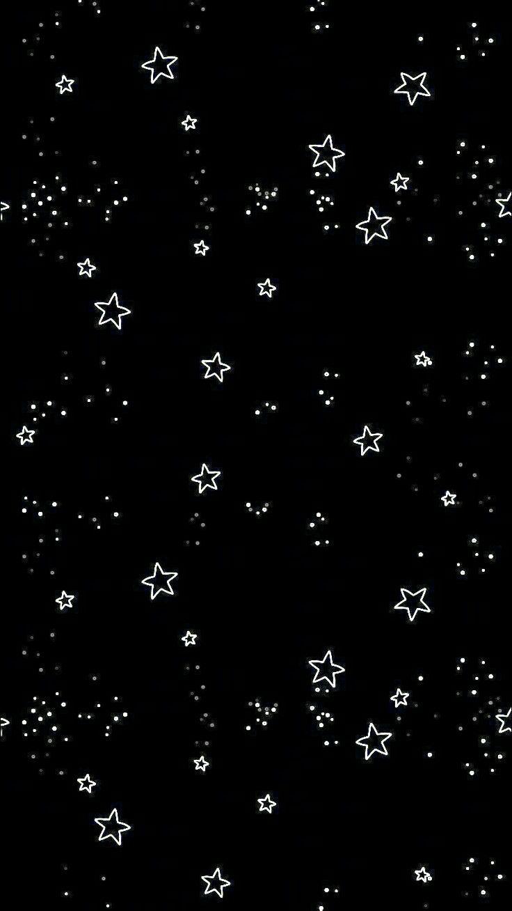 Black and white stars HD wallpapers  Pxfuel