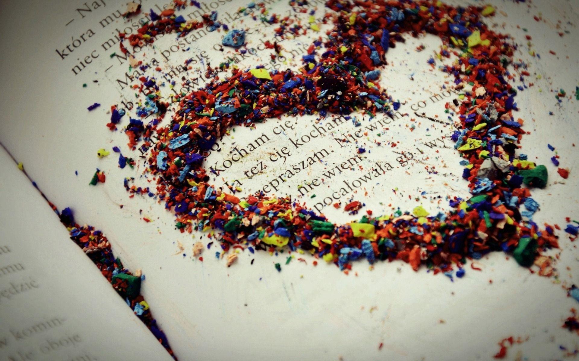 1920x1200 Lovely Crayon Wallpaper
