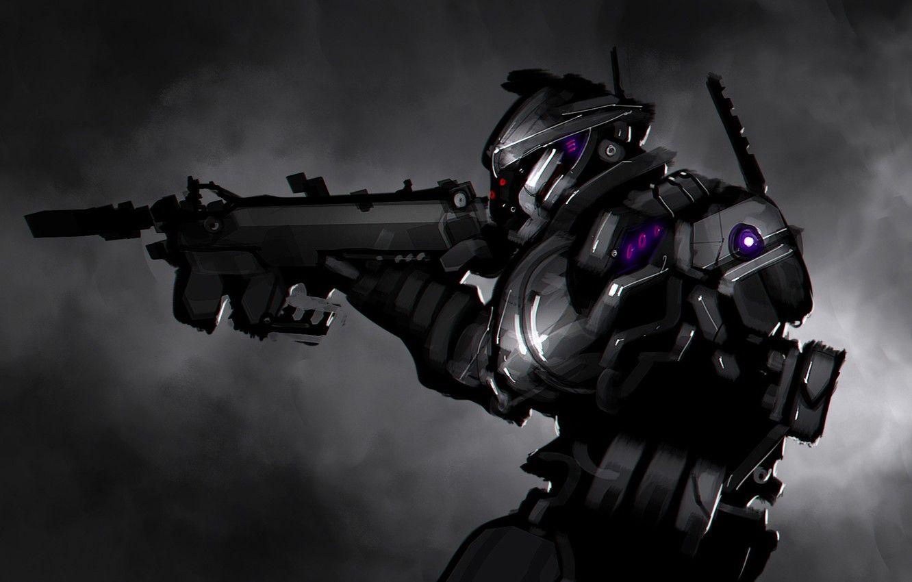 1332x850 Wallpaper weapons, costume, machine, swat, special forces