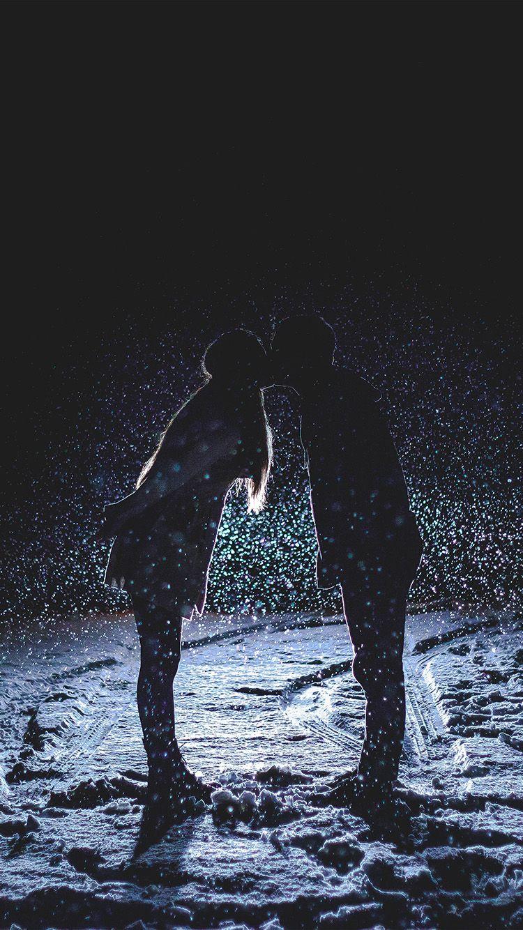 750x1334 iPhone7 wallpaper. kiss love dark