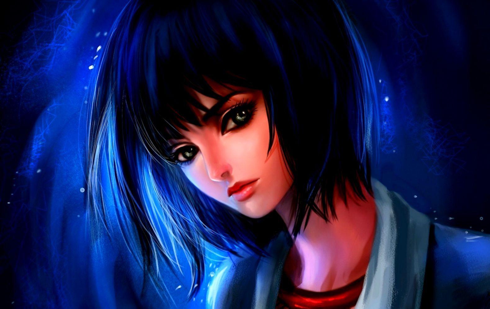 1579x997 Anime Girl Cute Face HD Wallpaper. All in One Wallpaper