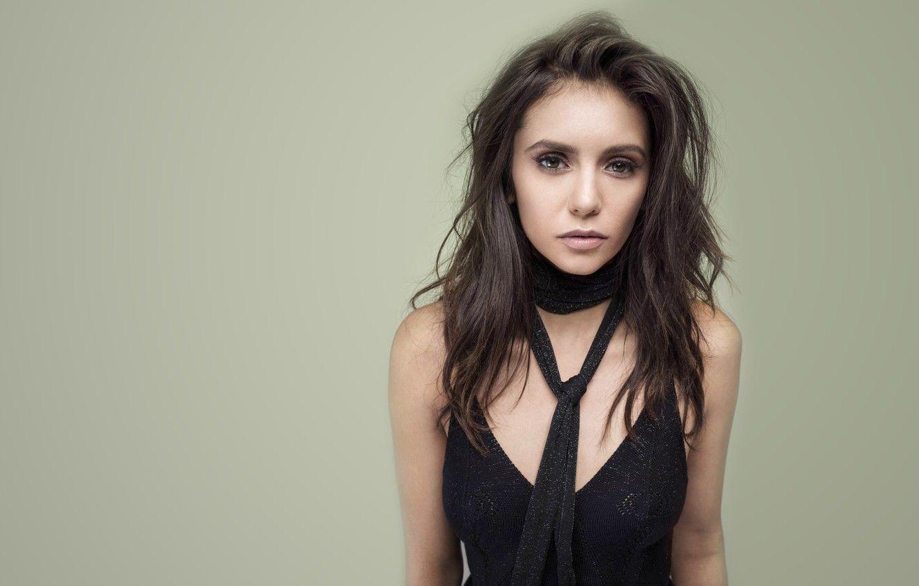 1332x850 Wallpaper girl, hot, , Nina Dobrev, eyes, smile