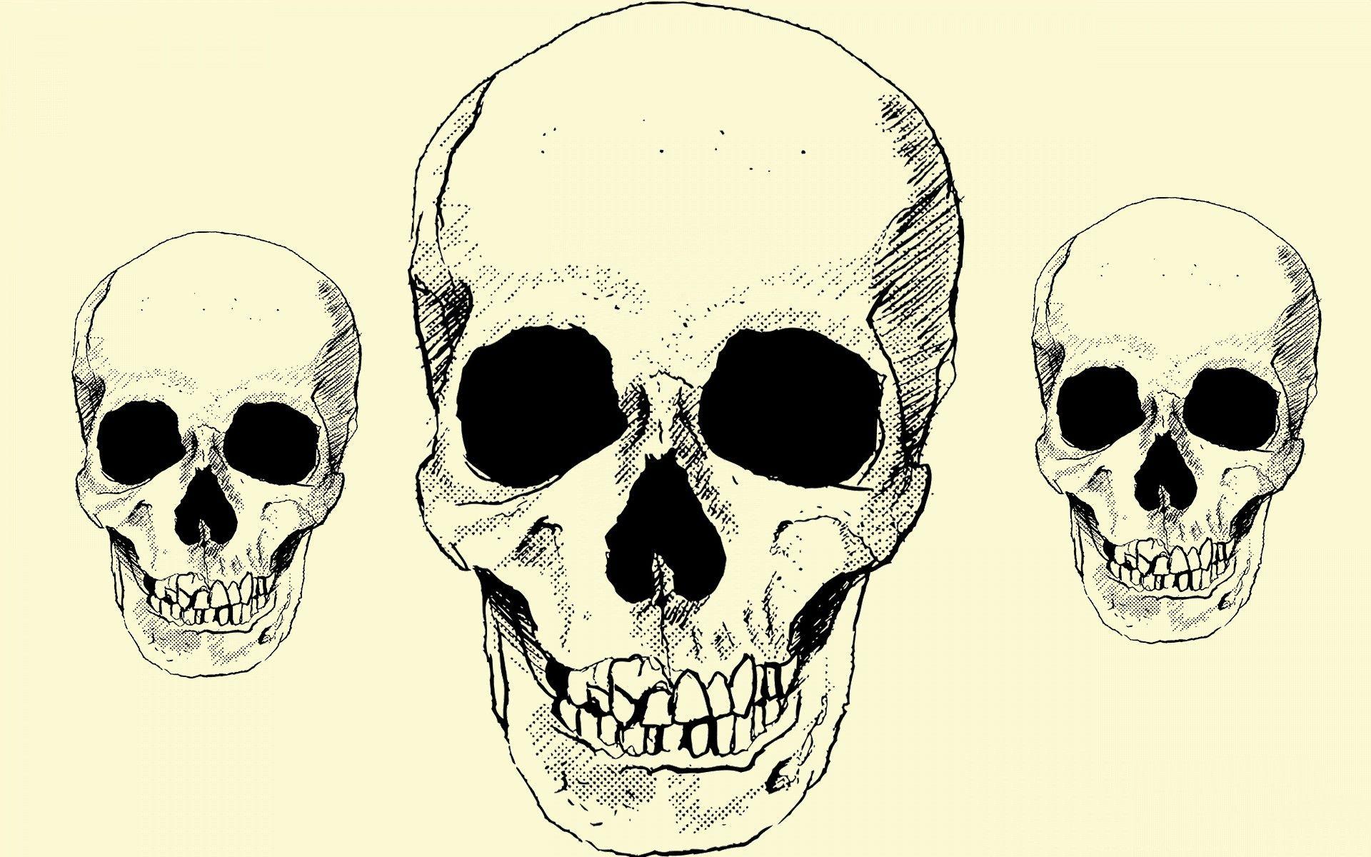 1920x1200 Skull Art Desktop HD Wallpaper 29291