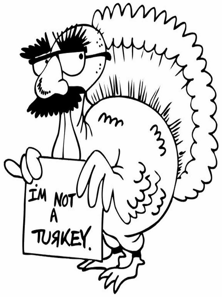 768x1024 Turkey Coloring Page With Wallpaper Laptop