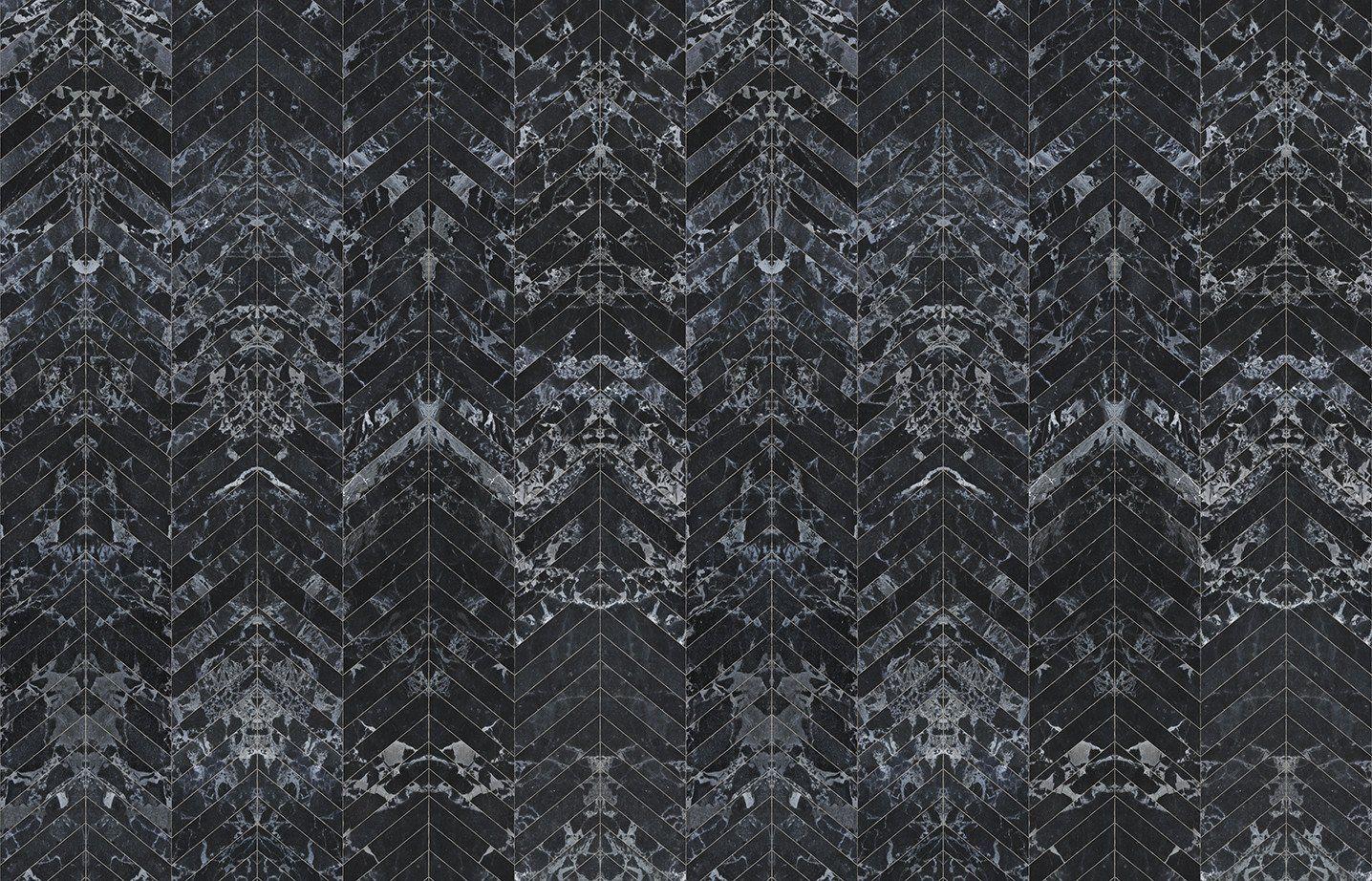 1436x922 Black Marble Wallpaper design by Piet Hein Eek for NLXL