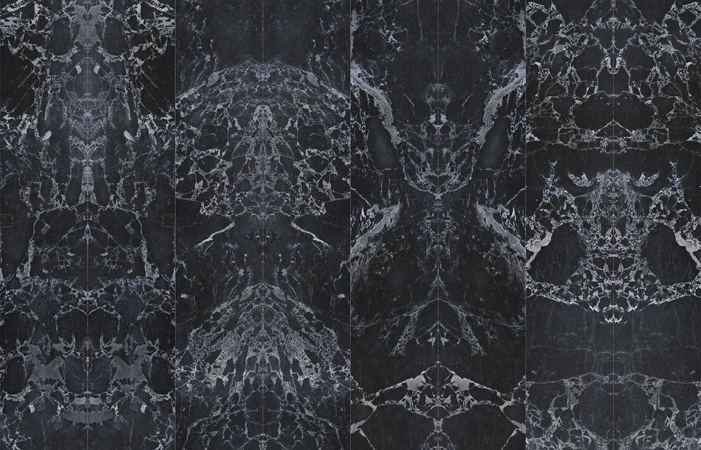 1436x922 Black Marble Wallpaper design by Piet Hein Eek for NLXL