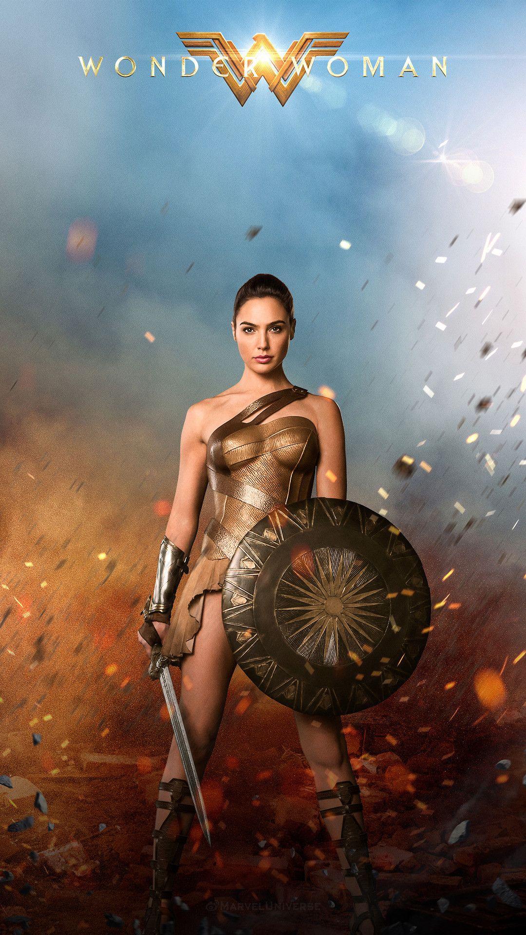 1080x1920 Wonder Woman Wallpaper