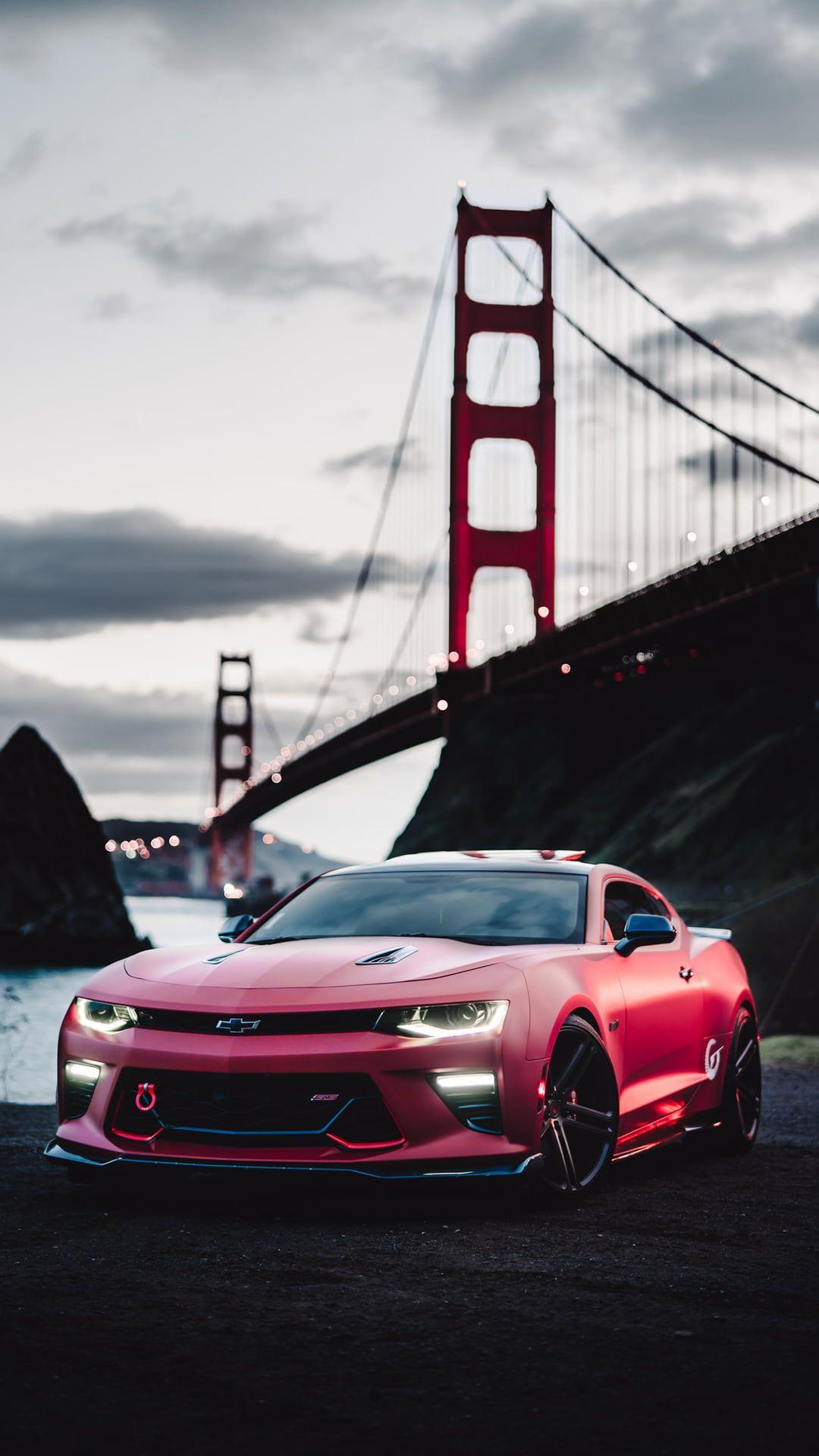 1080x1920 Pink Chevrolet Camaro, car HD wallpaper
