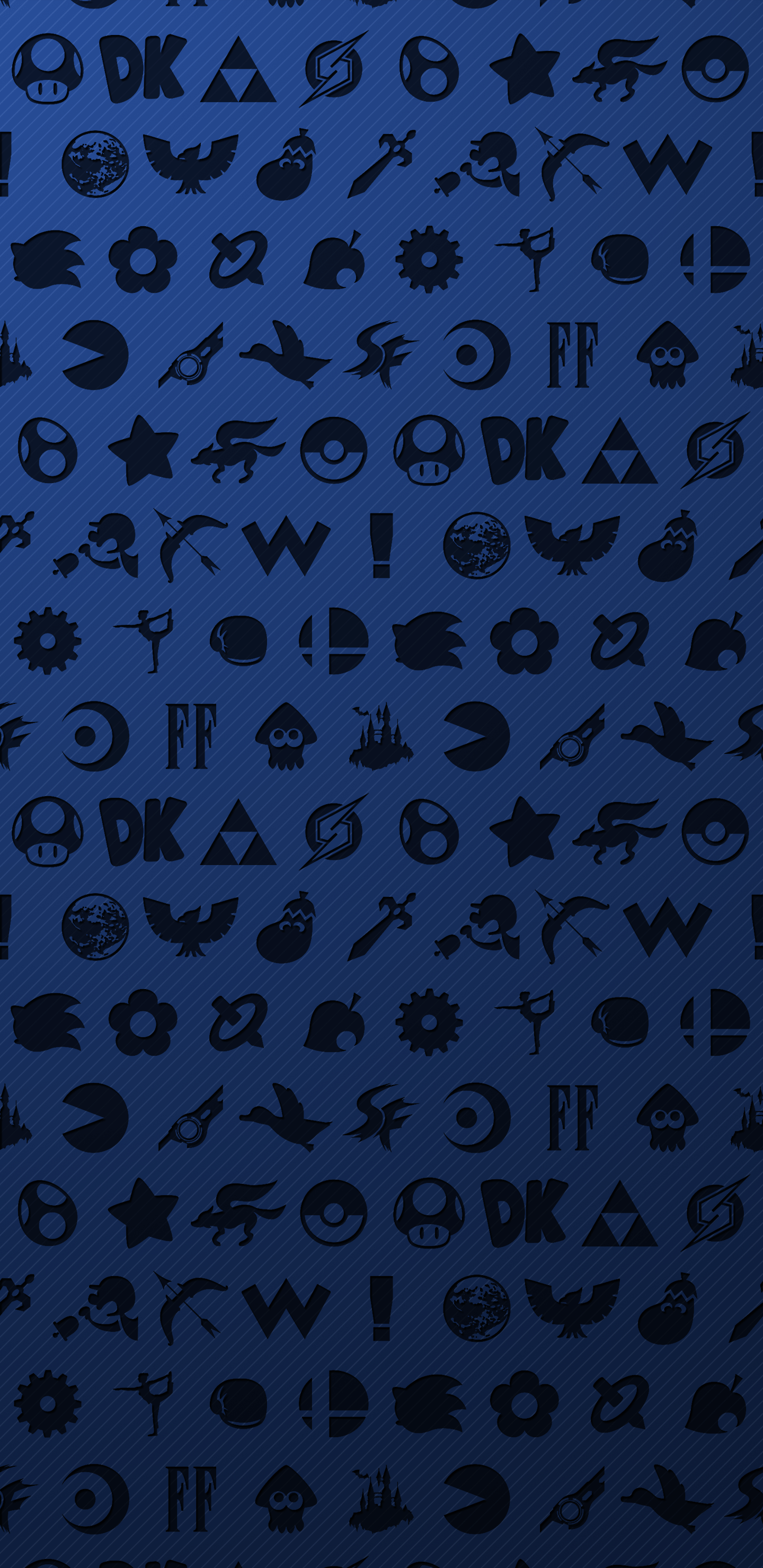 1440x2960 Smash Bros. Logos Wallpaper